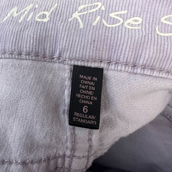 🆕 Victoria's Secret | Mid Rise Siren Corduroy Jeans in Lavender | 6 - Picture 7 of 10